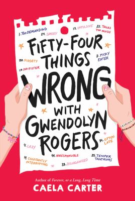 Book cover of FIFTY-FOUR THINGS WRONG WITH GWENDOLYN R