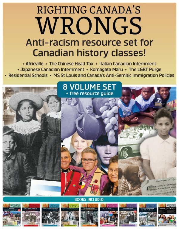 Book cover of RIGHTING CANADA'S WRONGS RESOURCE SET