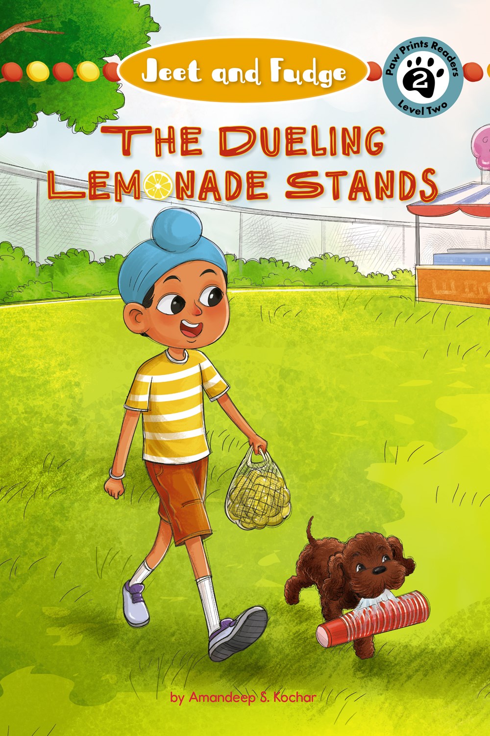 Book cover of JEET & FUDGE DUELING LEMONADE STANDS