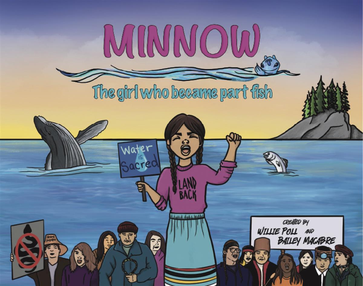 Book cover of MINNOW - THE GIRL WHO BECAME PART FISH