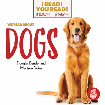 Book cover of WE READ ABOUT DOGS