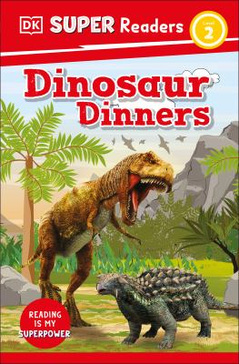 Book cover of DK READERS - DINOSAUR DINNERS
