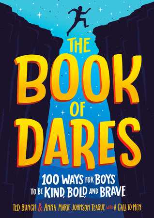 Book cover of BOOK OF DARES 100 WAYS FOR BOYS TO BE KIND BOLD & BRAVE