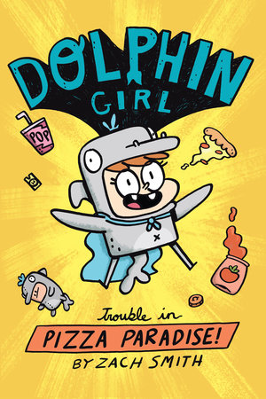 Book cover of DOLPHIN GIRL 01 - TROUBLE IN PIZZA PARADISE