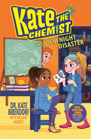 Book cover of KATE THE CHEMIST 03 STEM NIGHT DISASTER