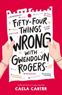 Book cover of FIFTY-FOUR THINGS WRONG WITH GWENDOLYN ROGERS