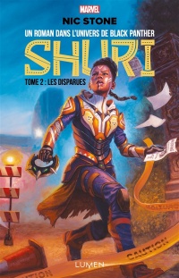 Book cover of SHURI 02 UN ROMAN DANS L'UNIVERS DE BLACK PANTHER - LES DISPARUES