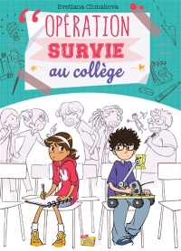Book cover of OPERATION SURVIE AU COLLEGE 01