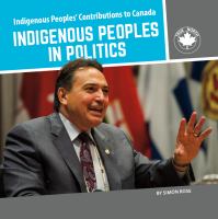 Book cover of INDIGENOUS PEOPLES IN POLITICS