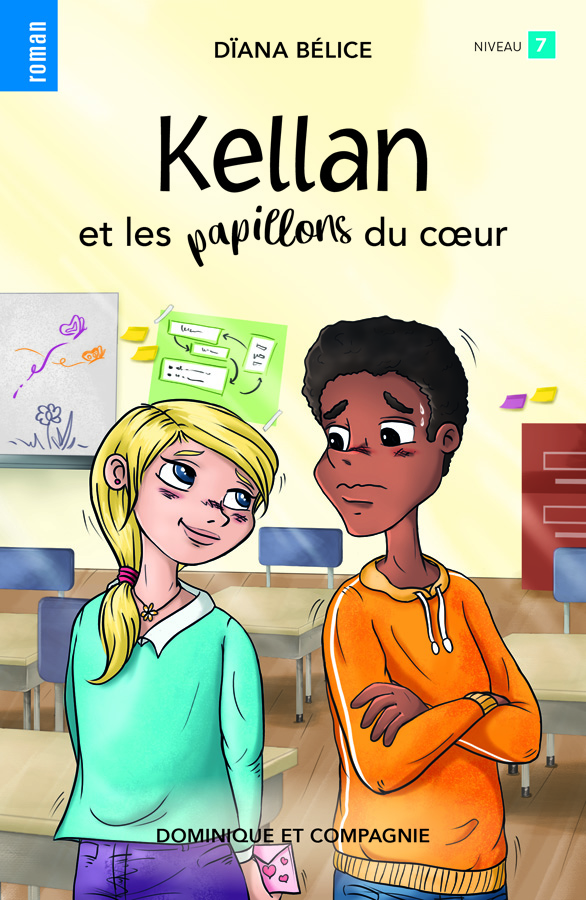 Book cover of KELLAN ET LES PAPILLONS DU COEUR