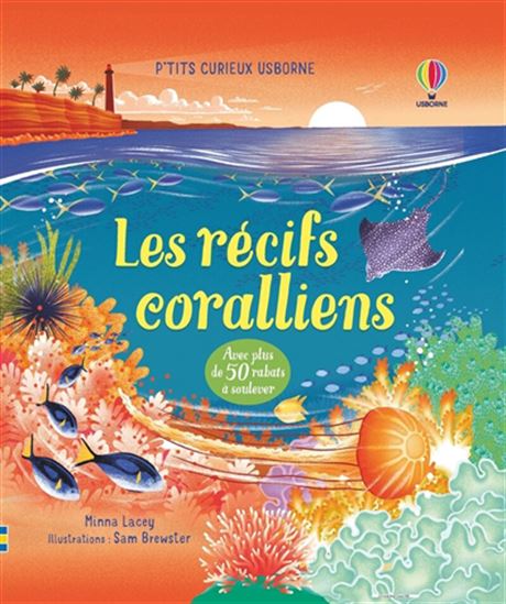 Book cover of RÉCIFS CORALLIENS - LIVRE À RABATS