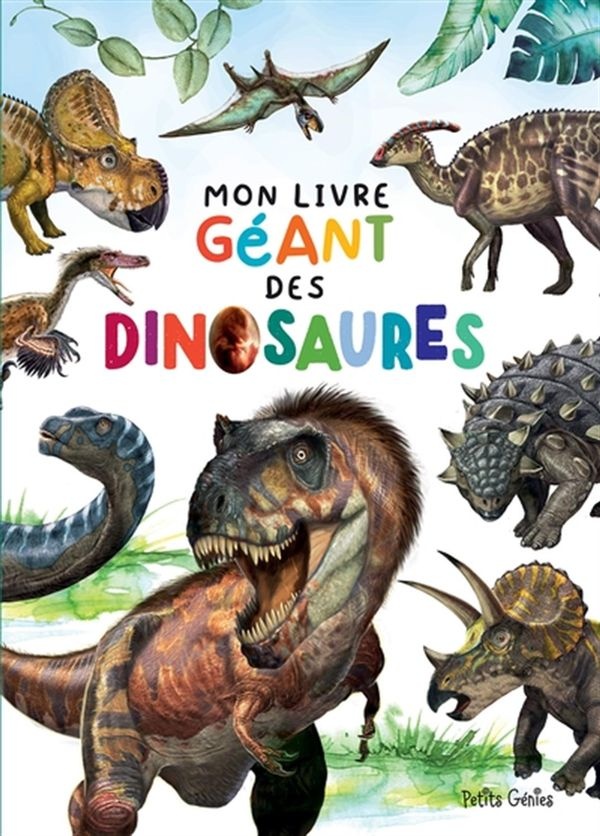 Book cover of MON LIVRE GEANT DES DINOSAURES