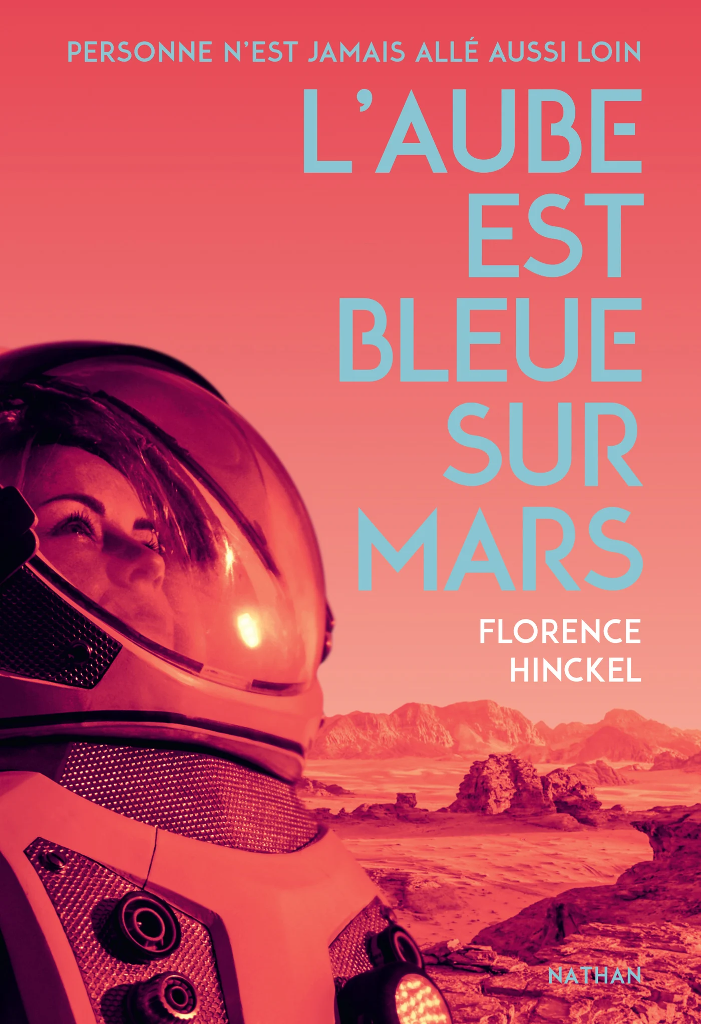 Book cover of AUBE BLEUE SUR MARS
