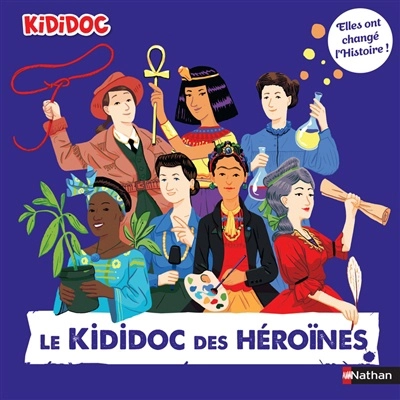 Book cover of KIDIDOC DES HEROINES - ELLES ONT CHANGE